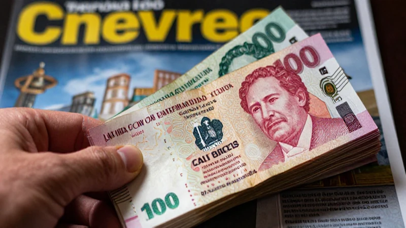 Manos con boleto y dinero mexicanos vibrante