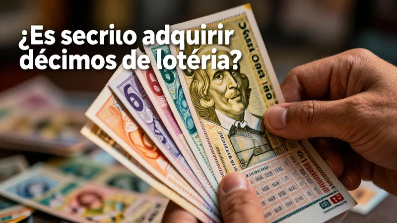 Décimos de lotería: ¿Son seguros?