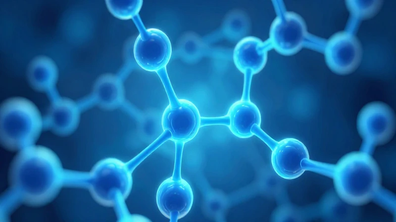 Ilustración de enlace molecular dinámica