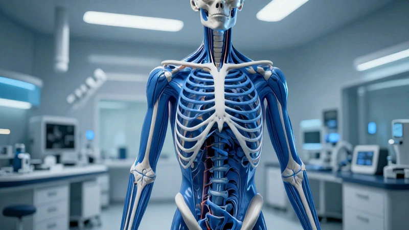 Ilustración médica estilizada y moderna de alto contraste