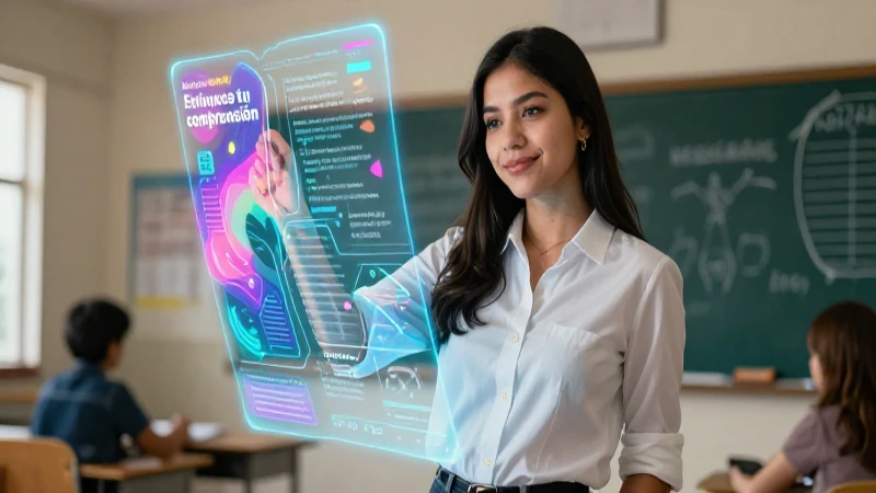 Enriquece tu comprensión con un glosario: descubre cómo 3 Educador mexicano con glosario holográfico vibrante
