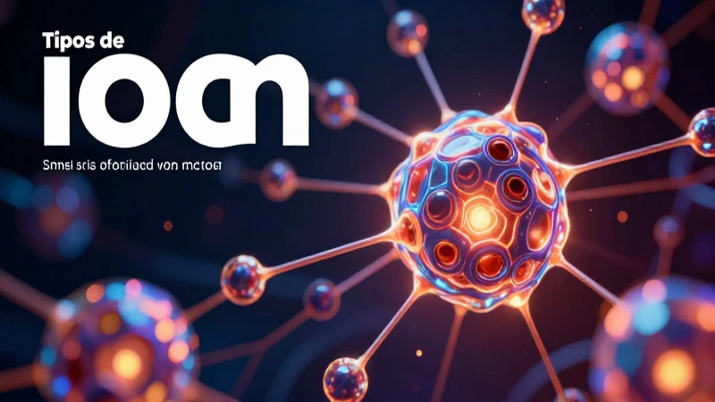 Tipos de iones, estructura molecular y clasificación