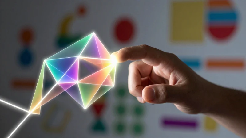 Qué es un lado Explorando figuras de dos dimensiones 5 Manos y formas vibrantes ilustran el arte abstracto