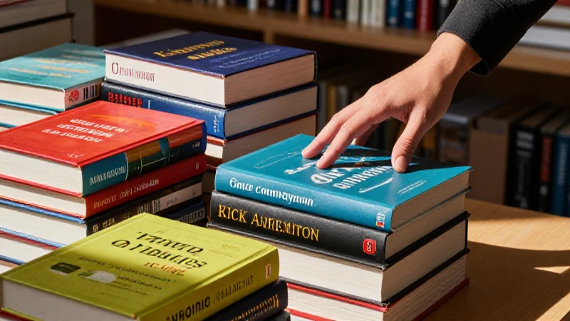 Libros elegantes en escritorio iluminado con estilo premium