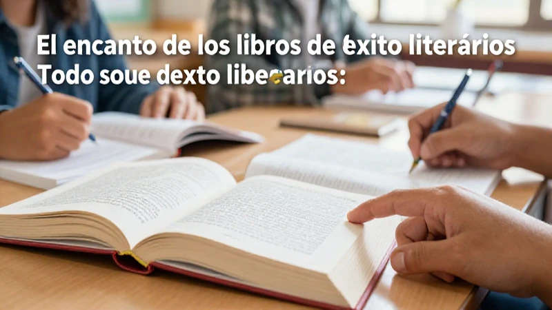 Libros de texto literarios: consejos y recursos educativos
