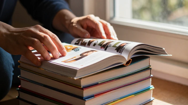 Libros y sol crean ambiente cálido