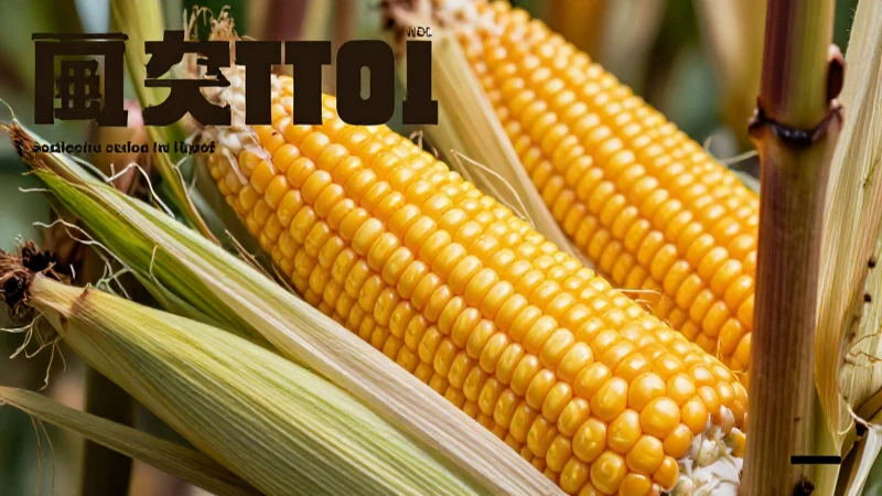 Gran maíz vibrante captura la esencia natural mexicana