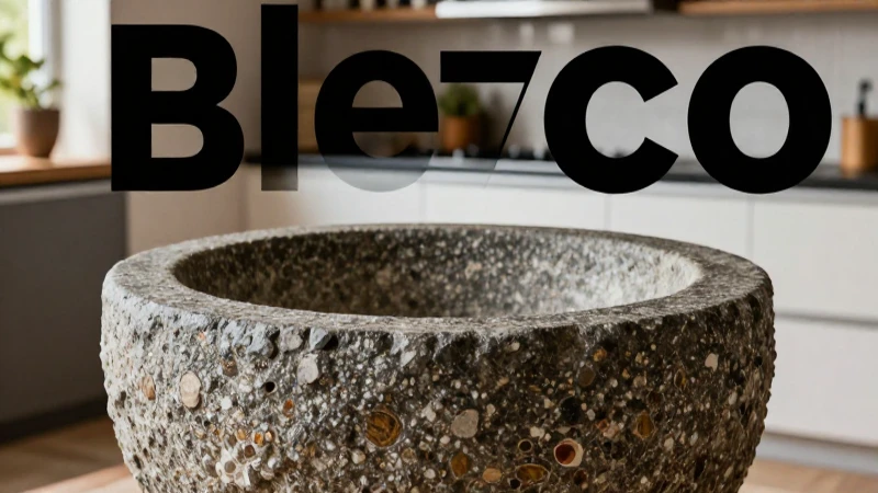 Metate hiperrealista en cocina moderna
