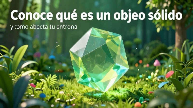 Aprende sobre objetos sólidos en el entorno