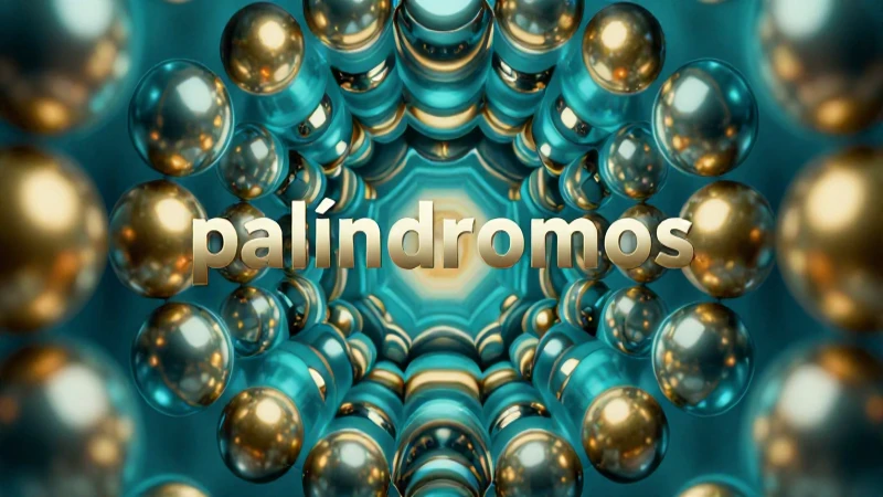 Palíndromos: patrones geométricos simétricos de colores vibrantes