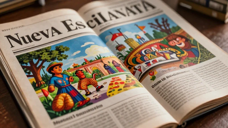 Arte digital educativo de la Nueva Escuela Mexicana
