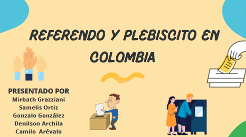 que es un plebiscito y cuales son sus conceptos clave