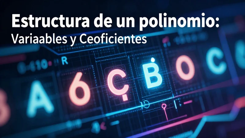 Polinomios: estructura, variables y coeficientes explicados