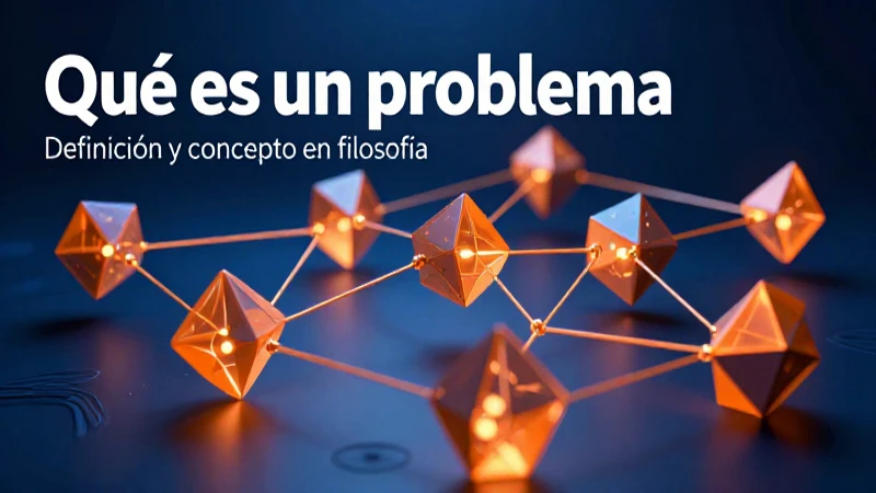 Lógica filosófica: estructuras geométricas color azul