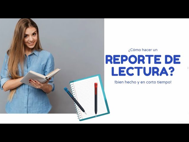 que es un reporte de lectura y como se elabora 1