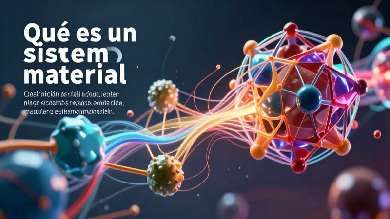 Definición de sistemas materiales complejos