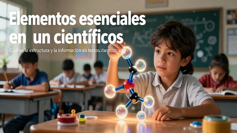 Estudiante explora ciencia en aula dinámica
