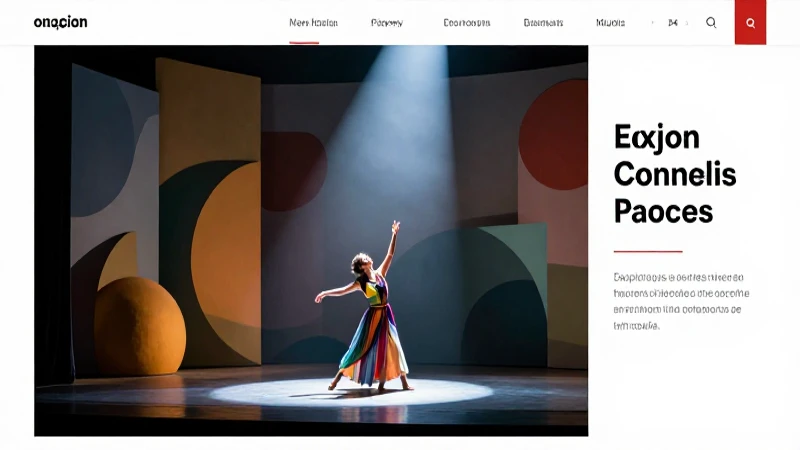 Escena de teatro contemporáneo vibrante y dramática