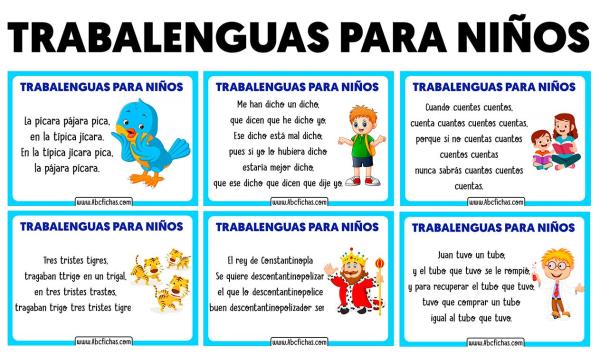 que es un trabalenguas y que ejemplos y beneficios tiene 1