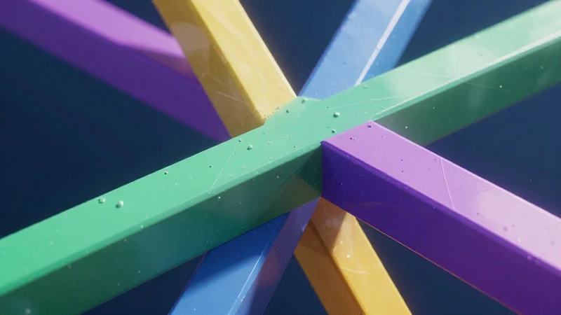 Conoce qué es una arista y cómo se relaciona con la geometría 6 Geometría abstracta de aristas cristalinas intersecándose