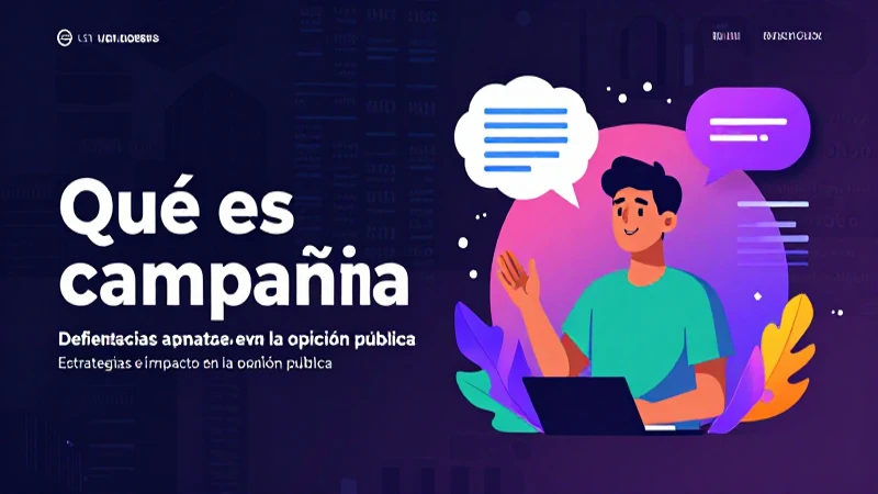 Qué es una campaña: definición, concepto e influencia 4 Campañas electorales: estrategia, opinión y diseño