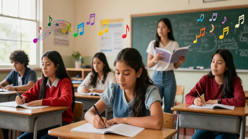 Estudiantes mexicanos aprenden en aula vibrante