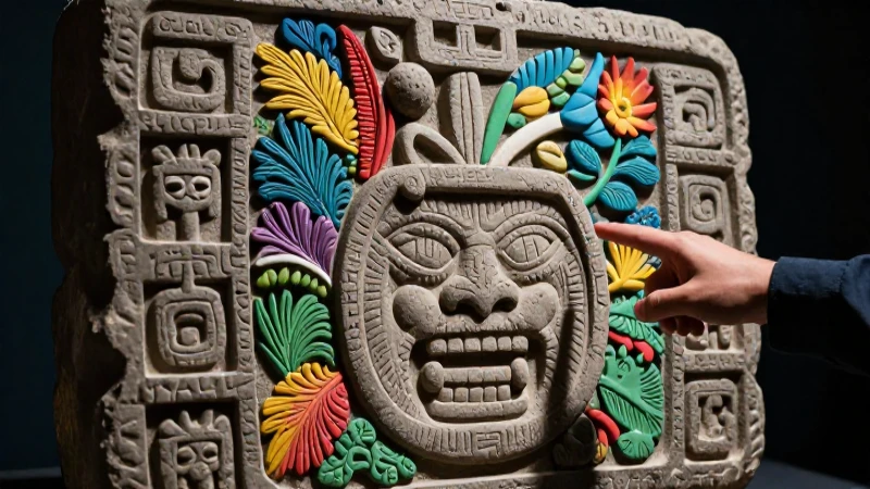 Qué es una civilización originaria: características y legado 7 Relieve maya vibrante con estética educativa