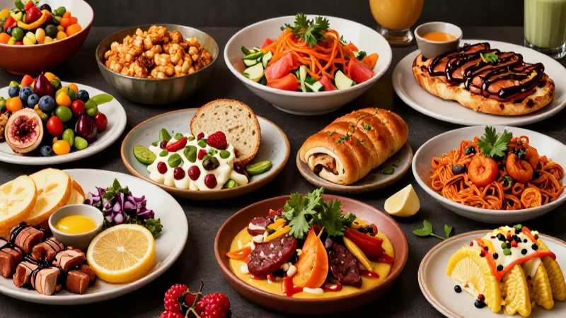 Qué es una dieta: definición, tipos e influencia en salud 5 Vibrante collage de cocina global mexicana