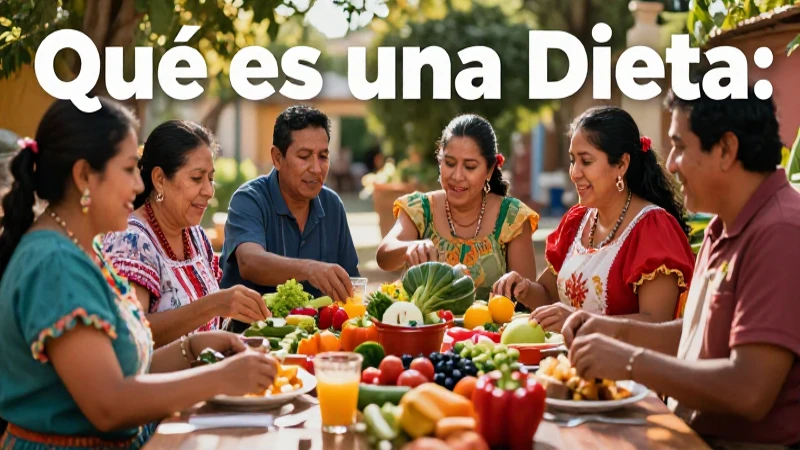 Qué es una dieta: definición, tipos e influencia en salud 7 Comida, cultura y salud en México