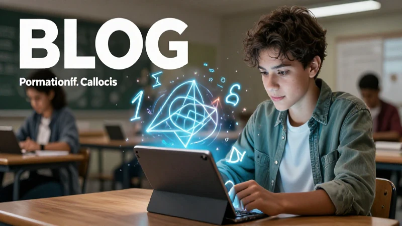 Estudiante con tecnología holográfica educativa