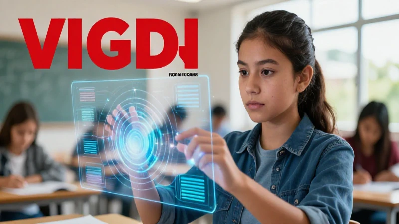 Conoce qué es una encuesta y sus características clave 4 Estudiante mexicano interactúa con hologramas de datos