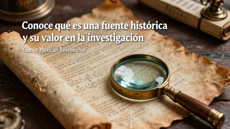 Fuentes históricas: clave para investigar