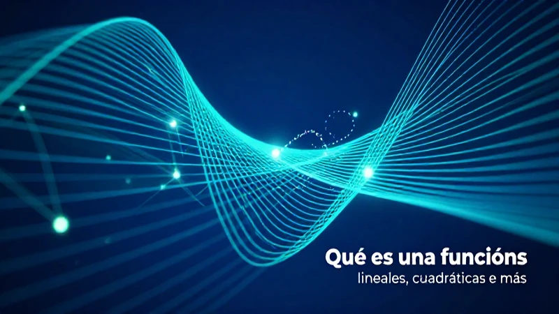 Qué es una función Definición, ejemplos y funciones 4 Visualización abstracta de funciones matemáticas vibrantes y profesionales