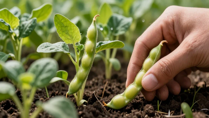 Qué es una leguminosa: definición y concepto explicado 6 Manos cuidan plantas verdes con iluminación dramática
