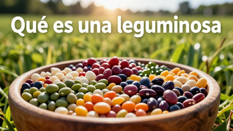 Qué es una leguminosa: definición y concepto explicado 7 Legumbres nutritivas, clave para dietas y medio ambiente