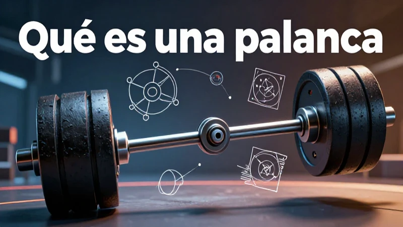 Qué es una palanca: definición, clasificación y conceptos 8 Render científico de palanca mecánica y física