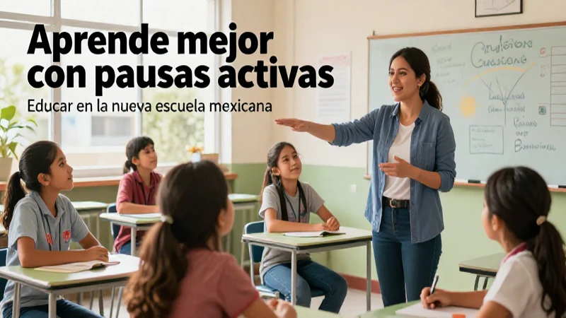 Aprender mejor mediante pausas activas
