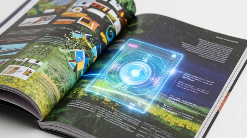 Qué es una portada: elementos, definición y concepto 4 Libro físico y holográfico en contraste educativo