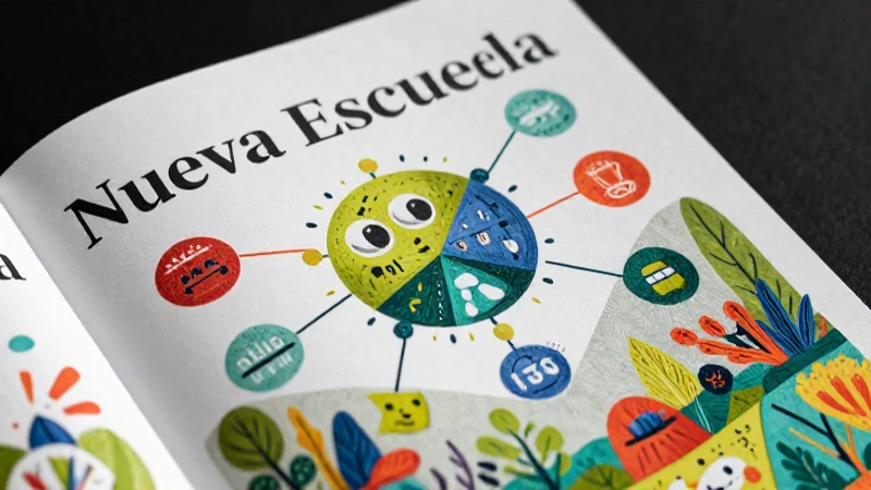 Qué es una portada: elementos, definición y concepto 6 Diseño editorial educativo vibrante y profesional