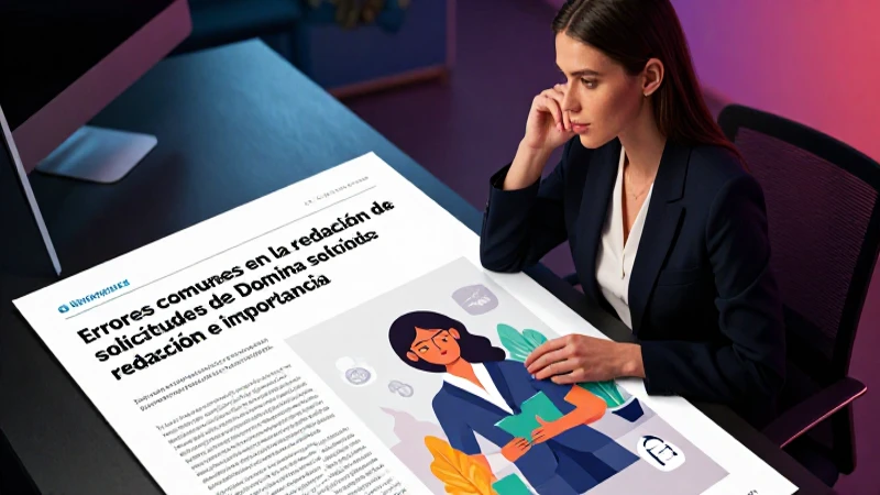 Mujer profesional elegante en escritorio moderno con estética editorial