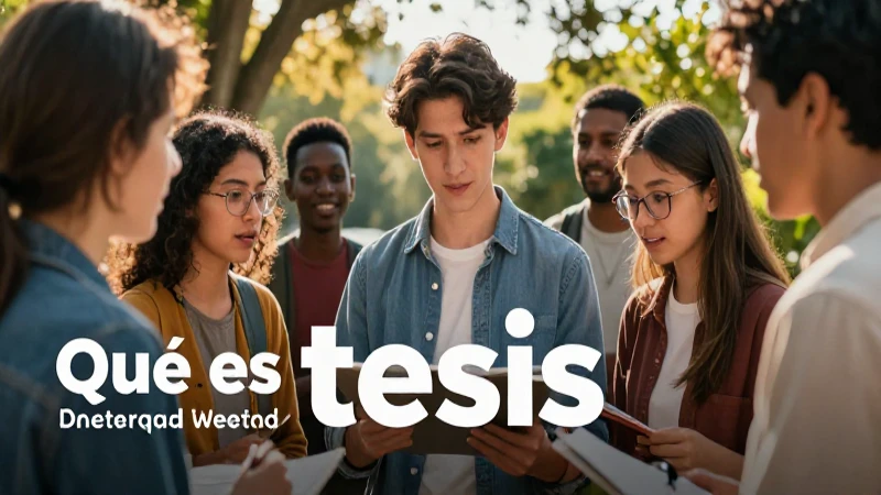 Tesis: concepto, estructura y diversidad de enfoques