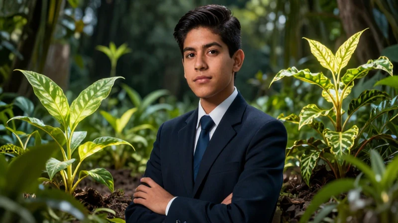 Virtud: qué son, sus características y ejemplos prácticos 6 Estudiante mexicano confiado, simbolizando crecimiento