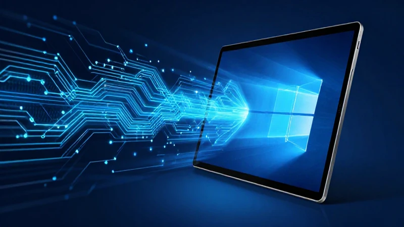 Windows: tecnología avanzada con diseño futurista