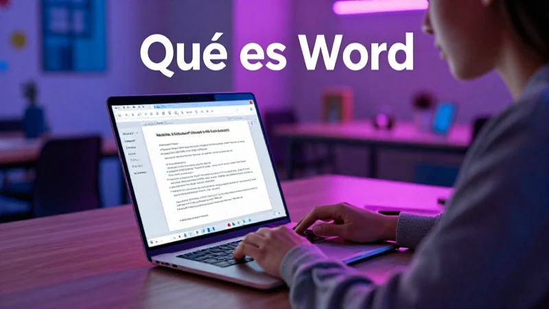 Word es un editor de documentos profesional