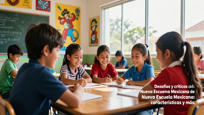 Conoce la innovadora Nueva Escuela Mexicana: características y más 6 Nueva Escuela Mexicana: Desafíos y críticas