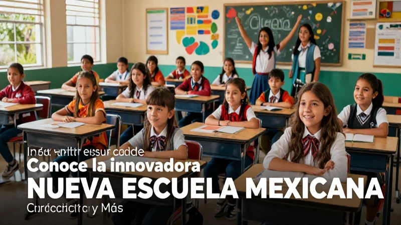 Conoce la innovadora Nueva Escuela Mexicana: características y más 5 Nueva Escuela Mexicana: ambiente educativo vibrante
