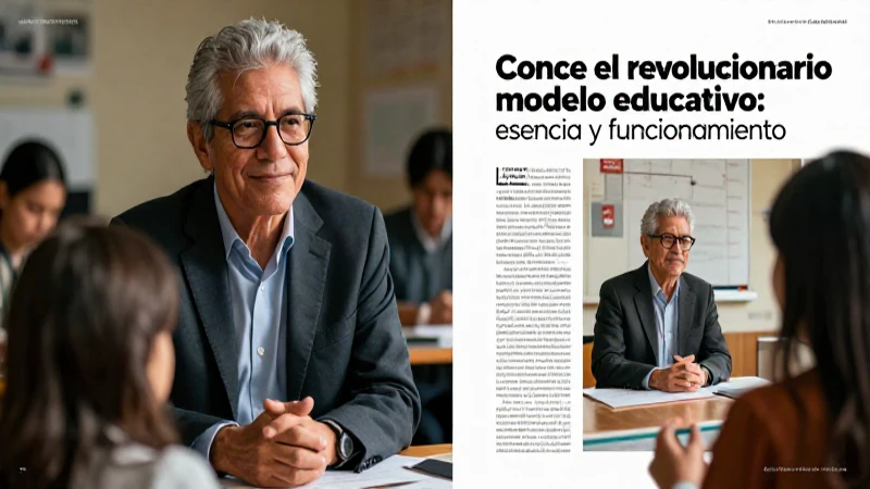Educador mexicano en portada de revista