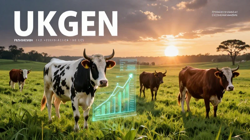 Qué es zootecnia: Definición, importancia y concepto clave 9 Rancho futurista sostenible con ganado en campos verdes