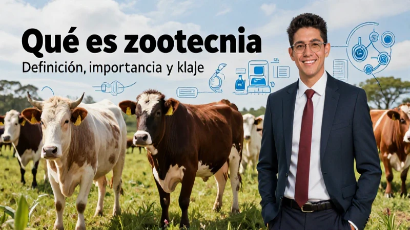 Qué es zootecnia: Definición, importancia y concepto clave 5 La zootecnia estudia la producción de animales