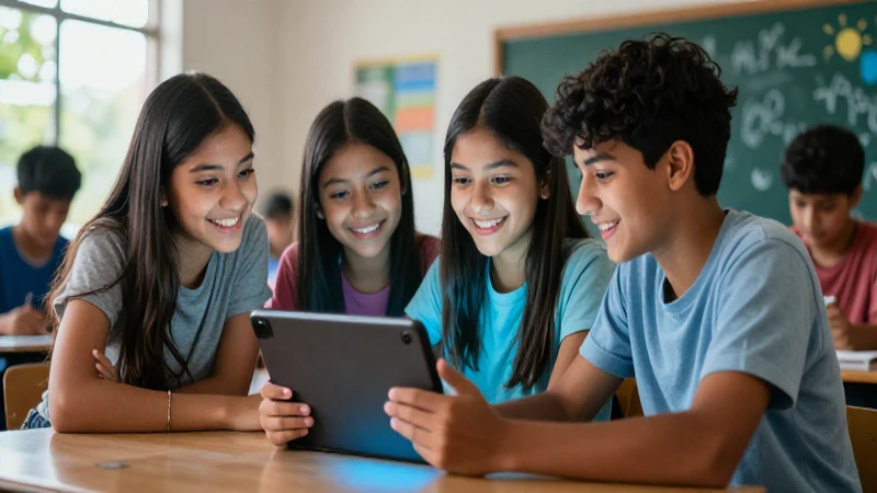 Jóvenes mexicanos aprenden con tecnología educativa responsable